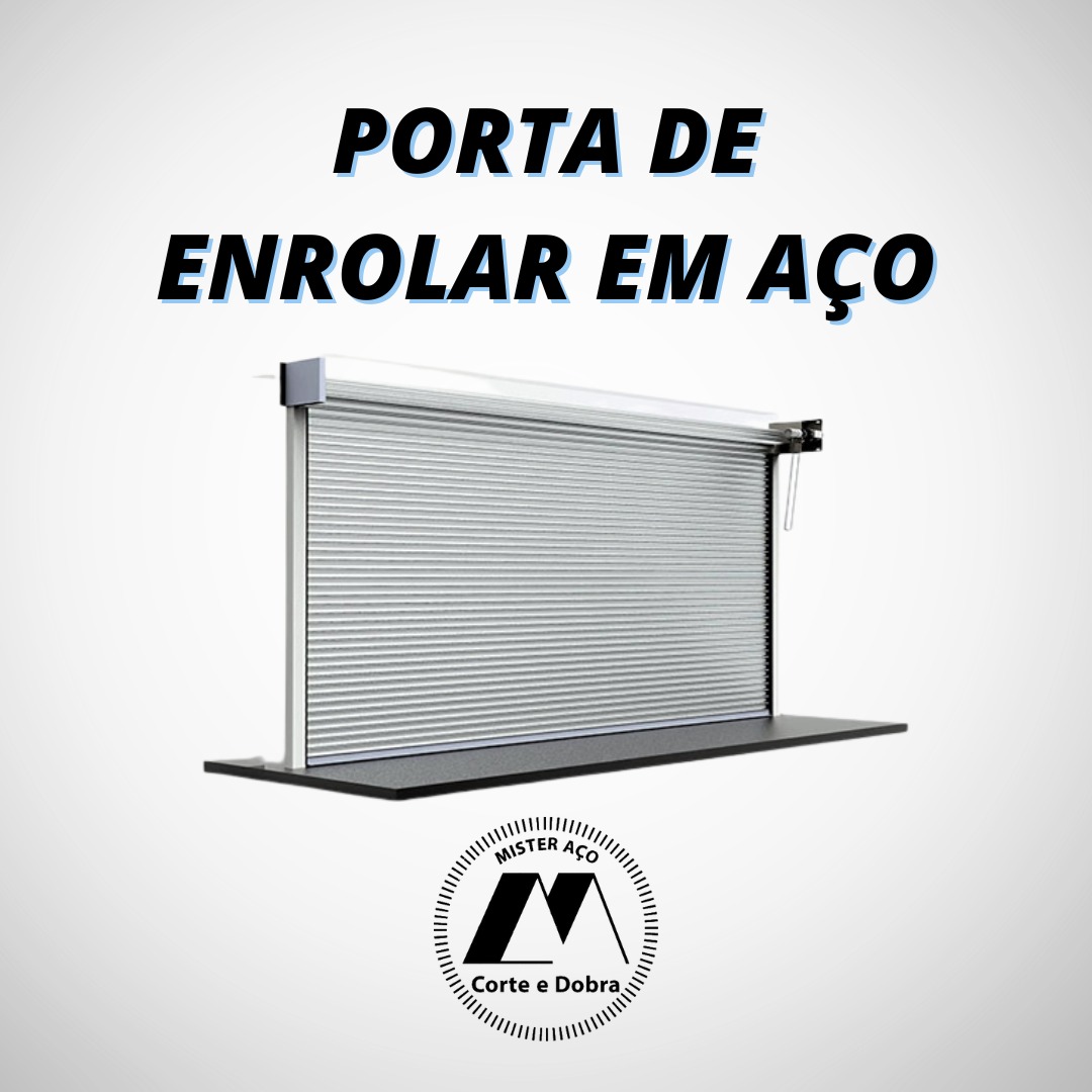 Porta de Enrolar em Aço